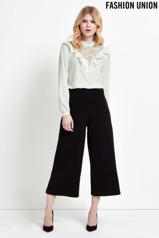 Fashion Union Petite Frill Blouse